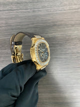 Patek Philippe 5724R Rose Gold Nautilus Factory Baguette