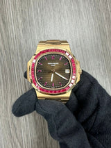 Patek Philippe 5723/12R Rose Gold Factory Ruby Bezel