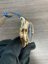 Patek Philippe 5905R-010 Rose Gold Blue Dial Annual Calendar Chronograph