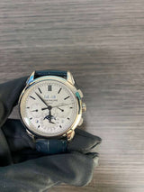 Patek Philippe 5270G-001 White Gold Perpetual Calendar Chronograph Silver Dial