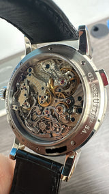 A Lange Sohne 410.028 Perpetual Calendar Datograph Chronograph