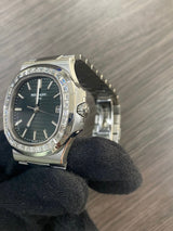 Patek Philippe 5711/1300A Baguette Bezel Nautilus Green Dial