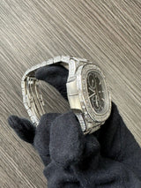 Patek Philippe 5990/1400G Full Factory Baguette White Gold Chronograph