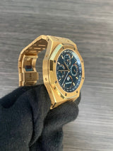 Audemars Piguet 26574OR Royal Oak Perpetual Calendar Blue Dial Rose Gold