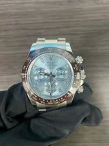 Rolex 116506 Platinum Daytona Baguette Dial