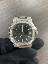Patek Philippe 5711/1300A Baguette Bezel Nautilus Green Dial