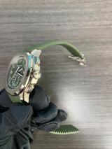 Patek Philippe 5968G TIFFANY White Gold Aquanaut Green Chronograph