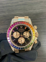 Rolex 116595RBOW Rose Gold Rainbow Daytona
