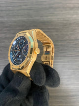 Audemars Piguet 26574OR Royal Oak Perpetual Calendar Blue Dial Rose Gold