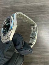 Audemars Piguet 15202PT Platinum Green Dial Royal Oak Jumbo 39MM