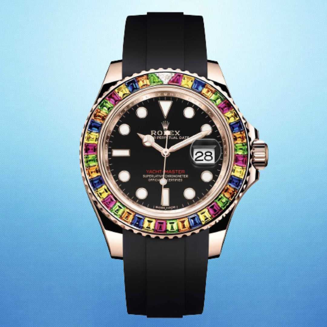 Rolex shop rainbow yachtmaster