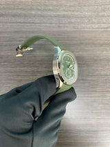 Patek Philippe 5968G TIFFANY White Gold Aquanaut Green Chronograph