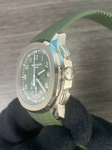 Patek Philippe 5968G Green Aquanaut White Gold Chronograph