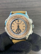 Patek Philippe 5935A World Time Chronograph Flyback Salmon Dial