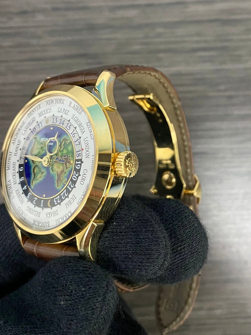 Patek Philippe 5231J Yellow Gold Enamel World Time