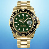 Rolex 116718 YG GMT-Master II Green Dial