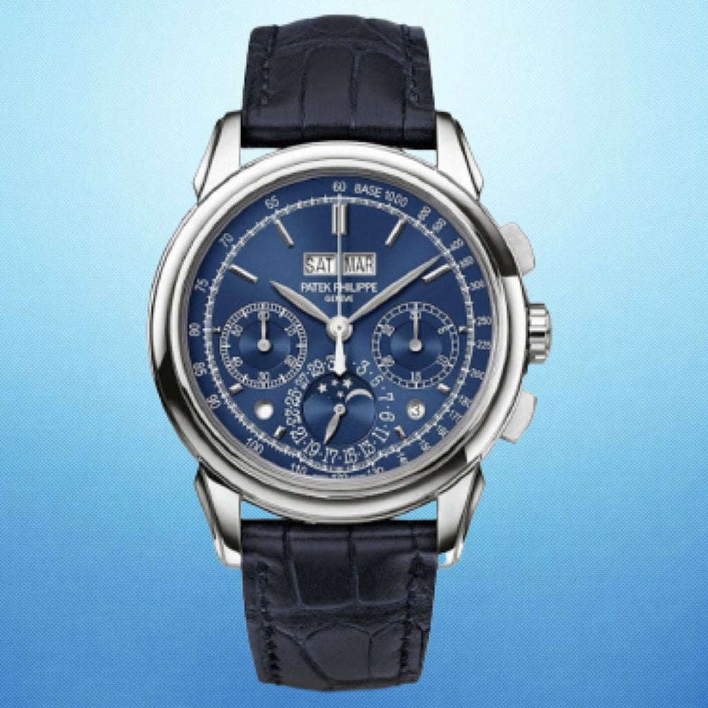 Patek Philippe 5270G 019 Blue Dial Perpetual Calendar Chronograph