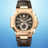 Patek Philippe 5980R-001 Rose Gold/Brown Nautilus