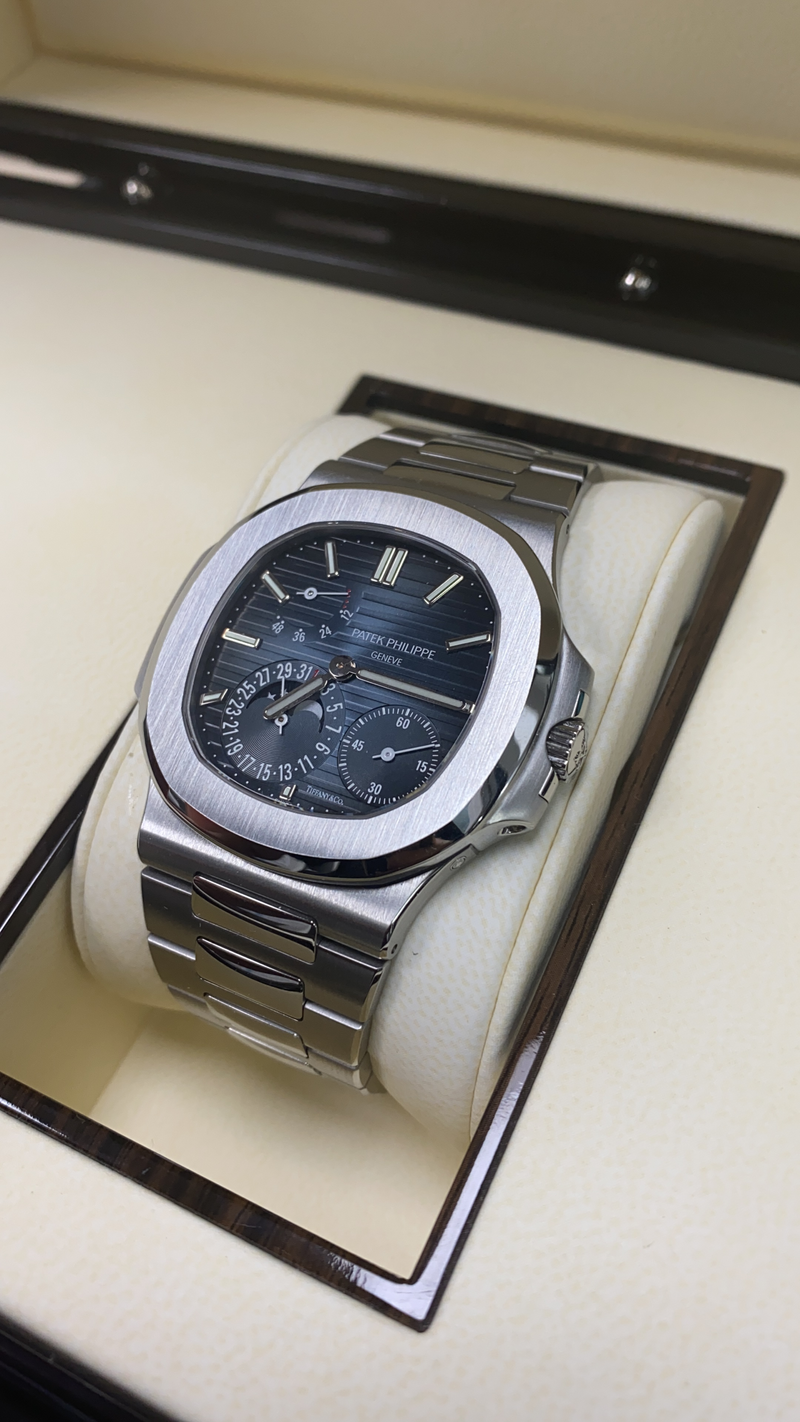 Patek Philippe Nautilus Moon Phases Tiffany Luxury Watch