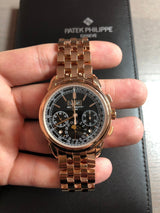 Patek Philippe 5270/1R-001 Rose Gold Perpetual Calendar Chronograph NEW