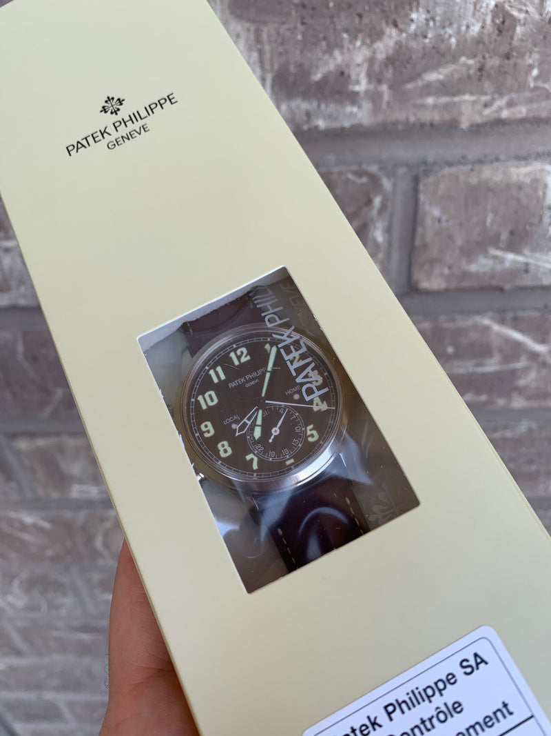 Patek Philippe 5524G-001 Blue Travel Time NEW