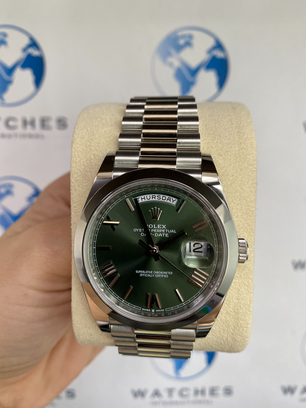 Rolex 228206 Green Dial Day-Date 40